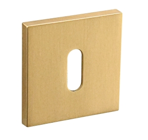 ROZETA KWADRATOWA FIT RFQ MG01 KLUCZ ZŁOTY-MAT