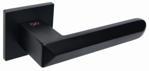 KLAMKA BOHEMA KBH B00  ROZETA KWADRAT CZARNY