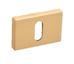 ROZETA PROSTOKĄTNA RRT MG01 KLUCZ ZŁOTY-MAT