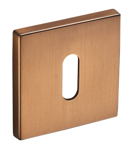 ROZETA KWADRATOWA FIT RFQ 901 KLUCZ BRĄZ-SATYNA