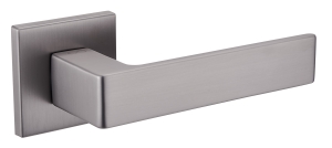 KLAMKA APOLLO FIT KAF N00  ROZETA KW. NIKIEL-SAT.