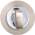 ROZETA OKRĄGŁA RCK 103 WC SATYNA/CHROM