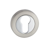 ROZETA OKRĄGŁA RCK 102 WKŁADKA SATYNA/CHROM