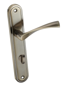 KLAMKA LAURA KLR 413 - SZYLD DŁ WC PATYNA